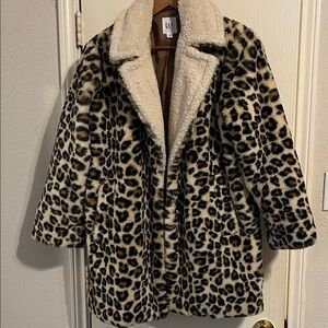 GAP Animal Print women’s Teddy Jacket
